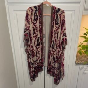 Paisley Kimono Cardigan